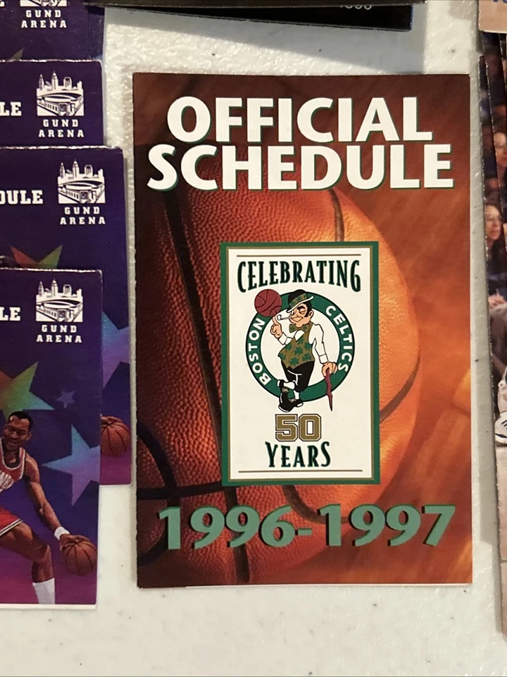 Cavs, Detroit Pistons Boston Celtics NBA Pocket Schedules Misc Lot of 50 - Image 4 of 4