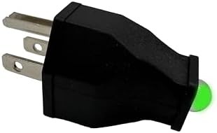 Neutral Ground Bonding Plug for Portable Generators, 120V 15A NEMA 5-15P, Built-