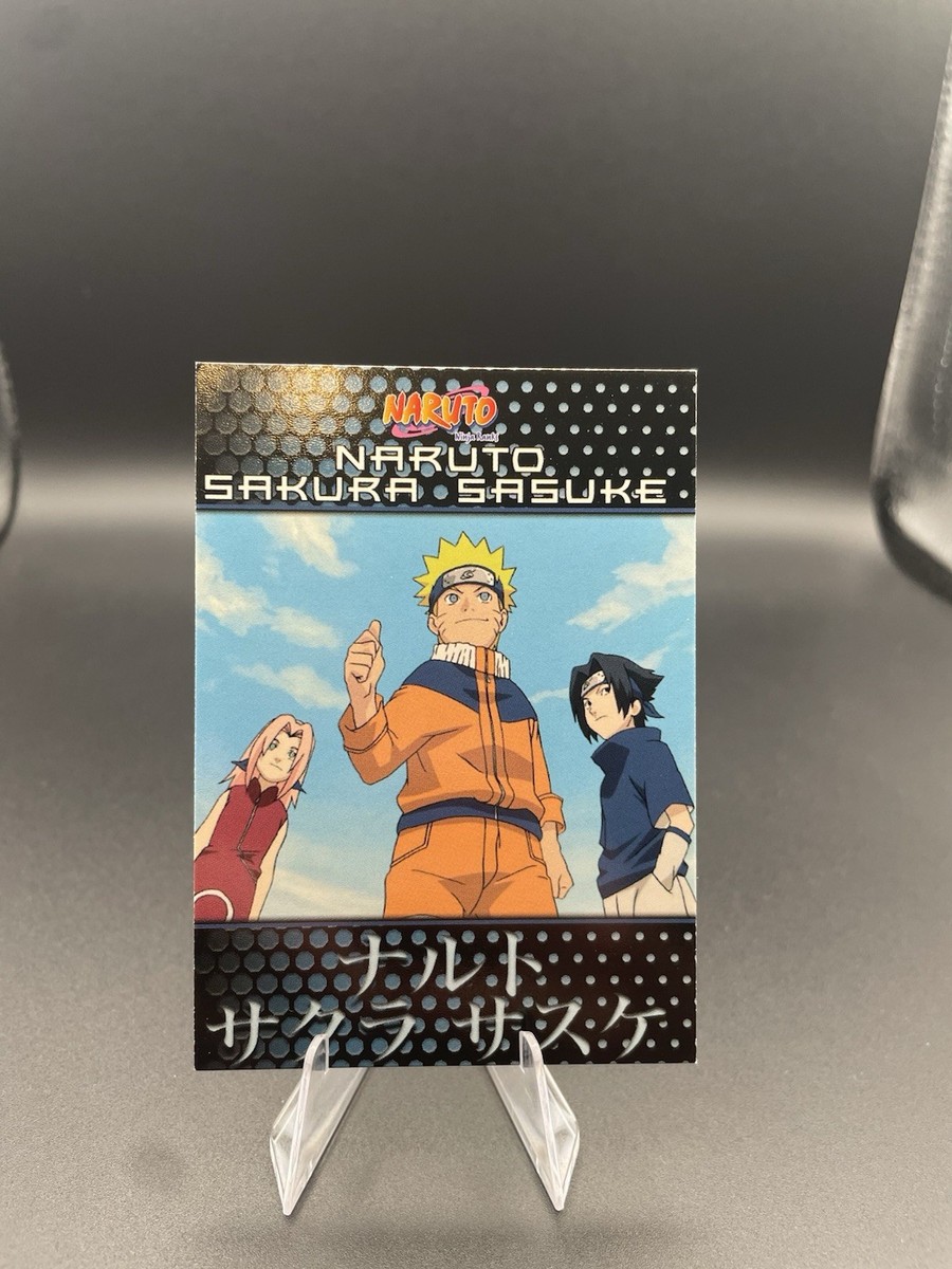 NARUTO 2002 PANINI NINJA RANKS #5 NARUTO SAKURA SASUKE NM | eBay
