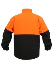 Swazi Hi Vis Windcheetah  Blaze/Black Windproof, Long zip to dump heat