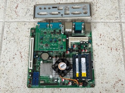 Jetway NC9E-525 MINI-ITX Motherboard - INTEL ATOM D525 - 4GB RAM - DUAL GB LAN