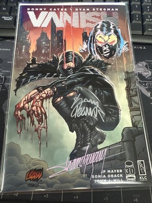 VANISH #1 ~  EXC VARIANT LTD 500 Sig/remark Franck Uzan And Signed Stegman