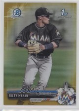 2017 Bowman Draft Chrome Gold Refractor 39/50 Riley Mahan #BDC-132 3q5
