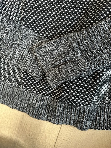 IVIVVA by LULULEMON BUSY TO BE COZY KNITTED PULLOVER GRAY SIZE 14 100% Cotton - Picture 3 of 5