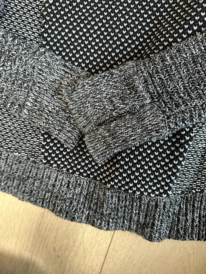 IVIVVA by LULULEMON BUSY TO BE COZY KNITTED PULLOVER GRAY SIZE 14 100% Cotton - Image 3 of 4