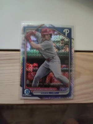 2024 Bowman Chrome #BCP-213 Aidan Miller Mojo Refractor