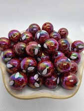 Spider-Man 16mm Beads, 20pc. Great For Beadable Pens, Crafts, Etc / Pen Supplies