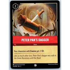 Peter Pan's Dagger 135/204 Disney Lorcana Card