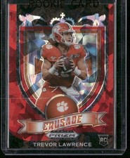 2021 Panini Prizm Draft Picks Collegiate #161 Trevor Lawrence Red Ice