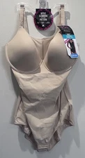 New 3XL Women Maidenform Cooling Flexees Fitsense ALL-IN-ONE Shaping Bodybriefer