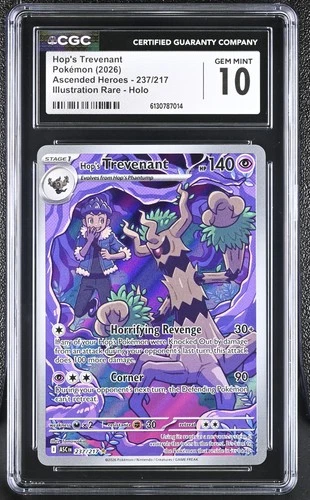 2026 Ascended Heroes #237/217 Hop's Trevenant CGC 10