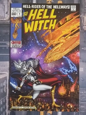 LADY DEATH VS HELL WITCH #1 - HOMAGE EDITION LIMITED SIGNED BY BRIAN PULIDO