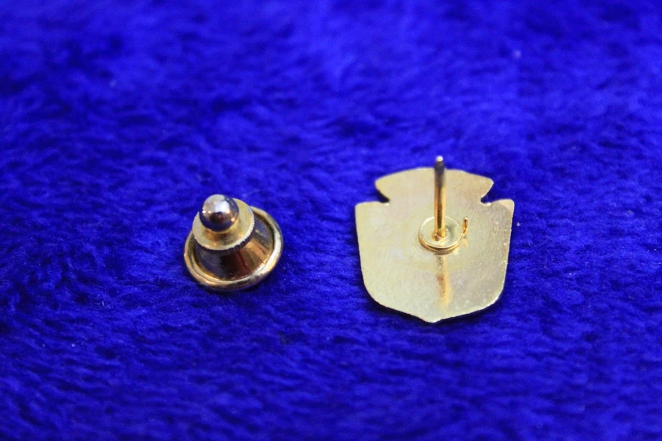 Ford Crest Sombrero Solapa Pin Accesorio Fairlane Galaxie Falcon Camión Azul Ovalado Foto 3 de 4