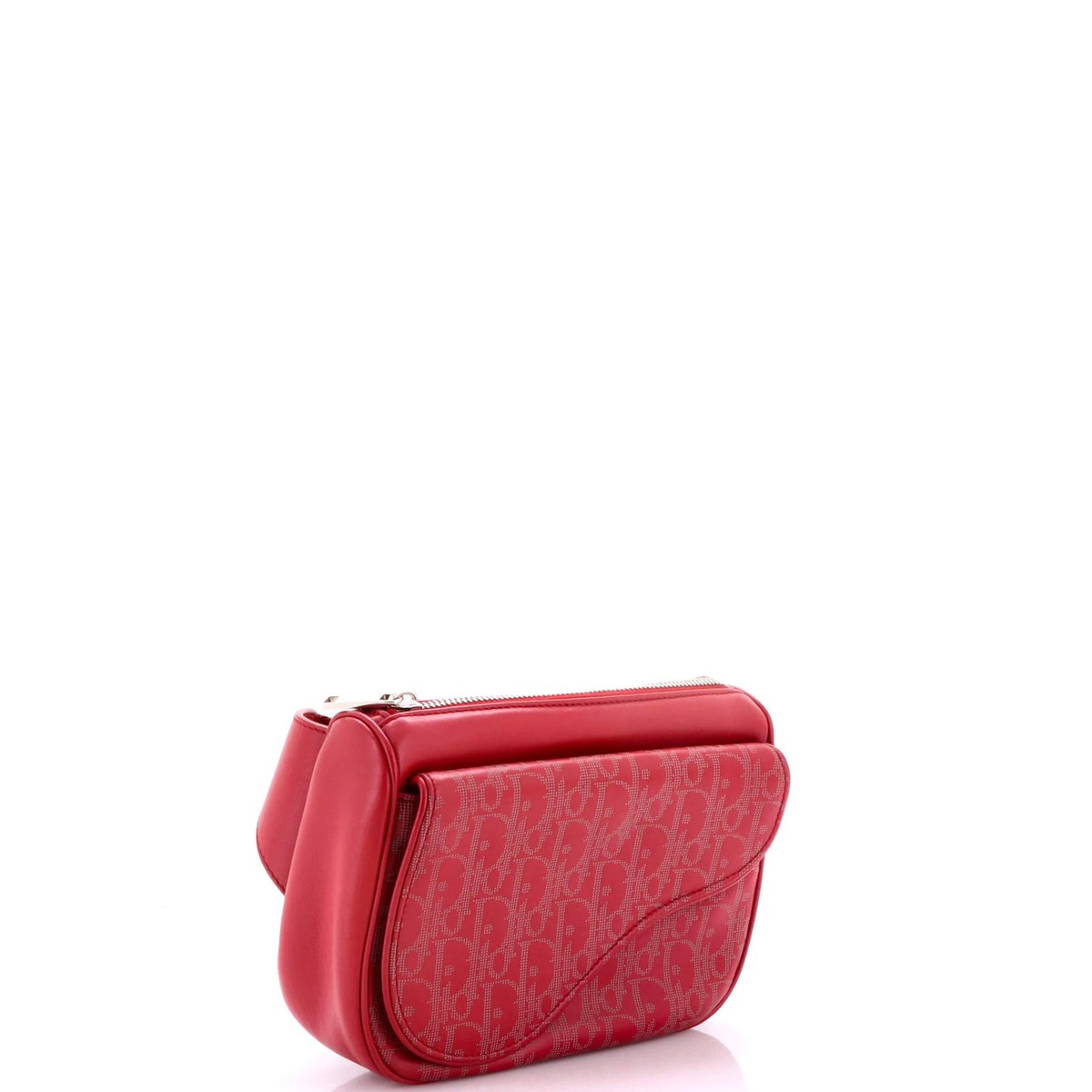 Christian Dior World Tour Saddle Belt Bag Oblique Galaxy Leather