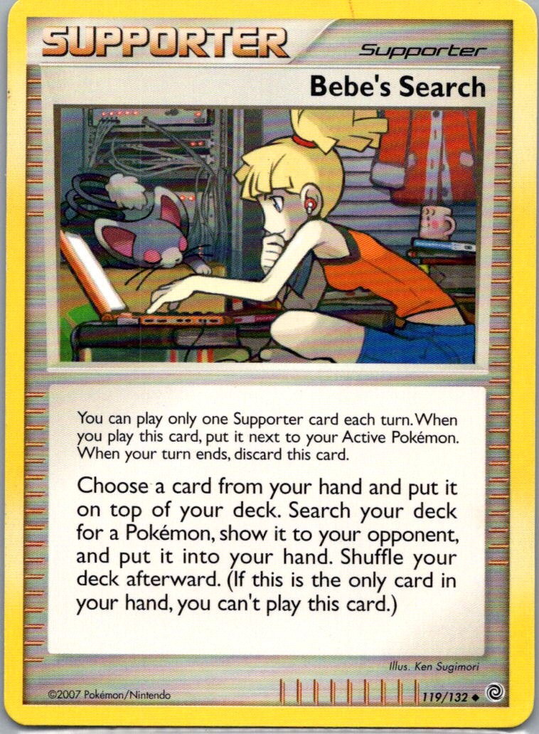 Pokemon TCG Bebes Search 119/132 Secret Wonders LP