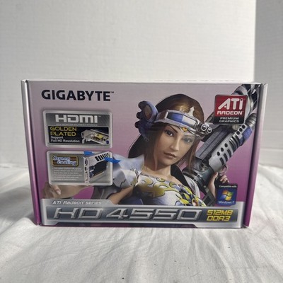 ATI Radeon Gigabyte HD 4550 512mb DDR3 HDMI Graphics Card NEW IN BOX