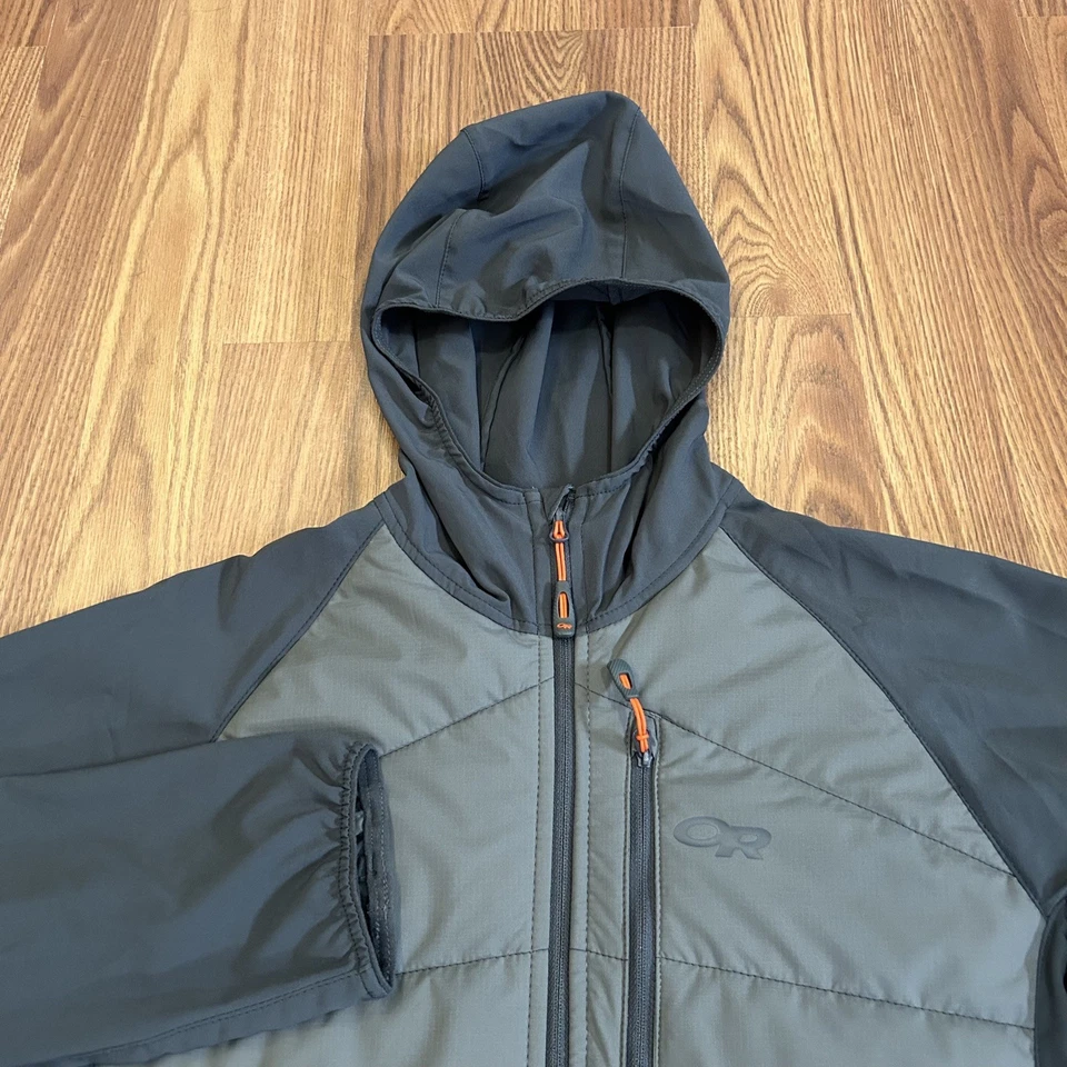 Outdoor Research Refuge Hybrid Hoody Jacket Mens S Hoodie Puffer Outdoor Coat - Image 2 of 4