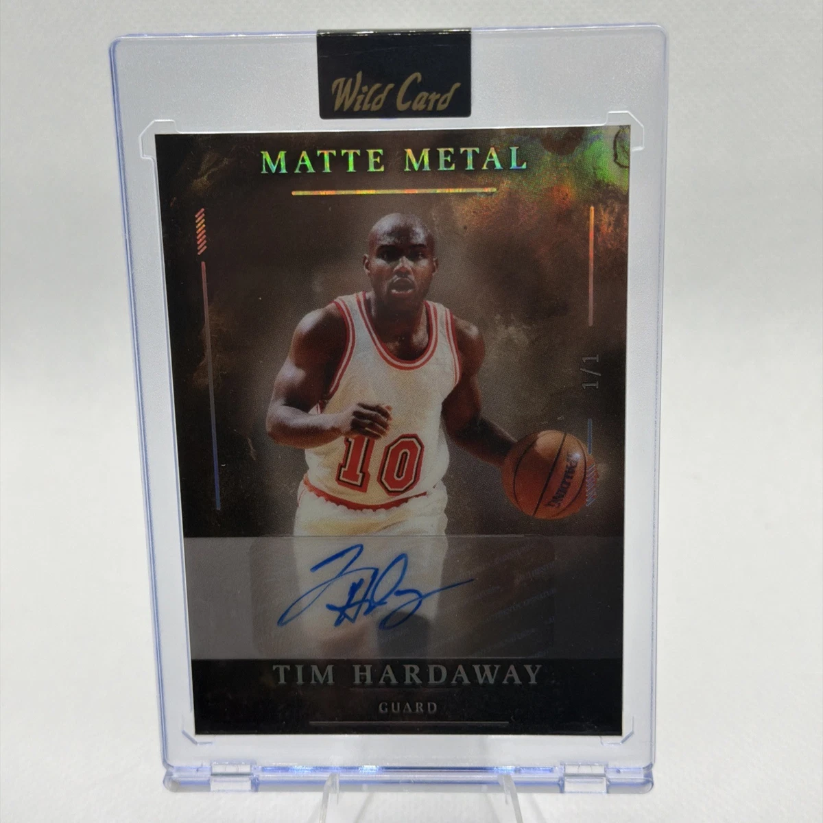 Tim Hardaway Sports Trading Card Singles Autographed Basketball