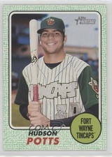 2017 Topps Heritage Minor League Edition Green 42/50 Hudson Potts #48 4l3
