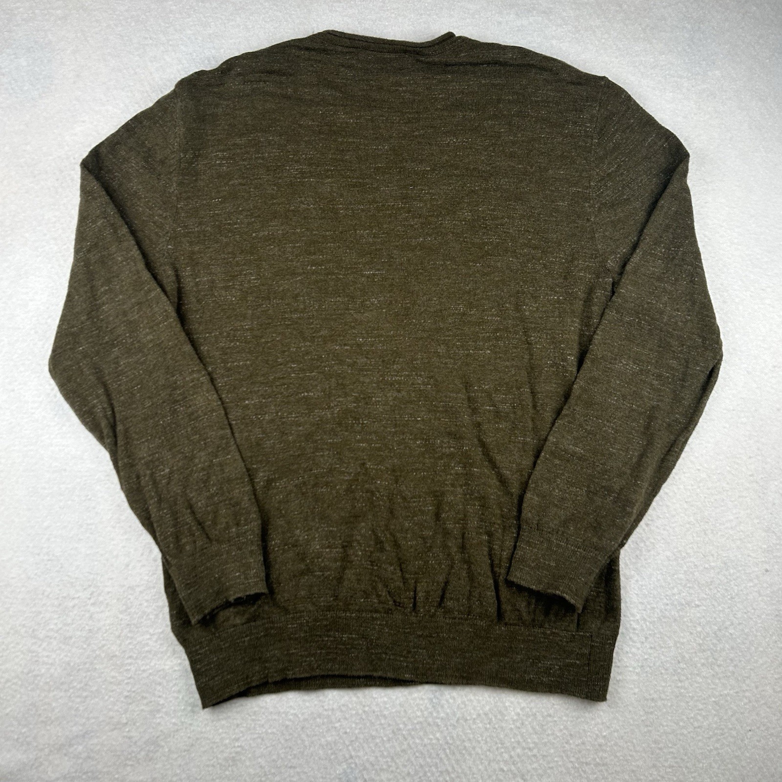Pendleton Green Crew Neck Sweater Pullover Marled… - image 4