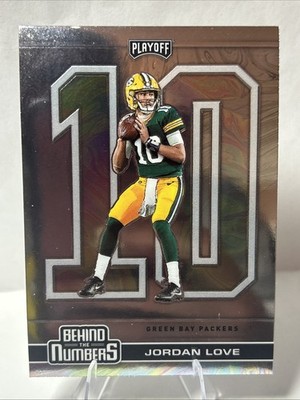  2020 Panini Playoff Behind The Numbers Jordan Love #BTN-27 Rookie Packers RC
