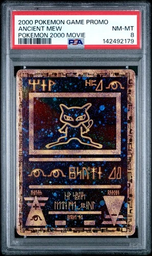 2000 POKEMON GAME MOVIE POKEMON 2000 MOVIE ANCIENT MEW PSA 8
