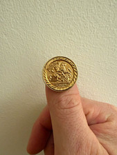 9CT YELLOW GOLD ST. GEORGE BASKET RING SIZE Z