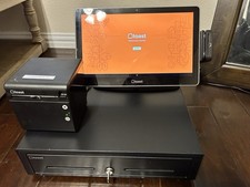 Toast TT200 Point of Sale w/ Card Reader, Drawer(no Key) TC200, Printer TP200