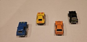 Lot of 4 Muscle Cars Micro Machines  Galoob Vintage Chrysler-GTO- Plymouth 