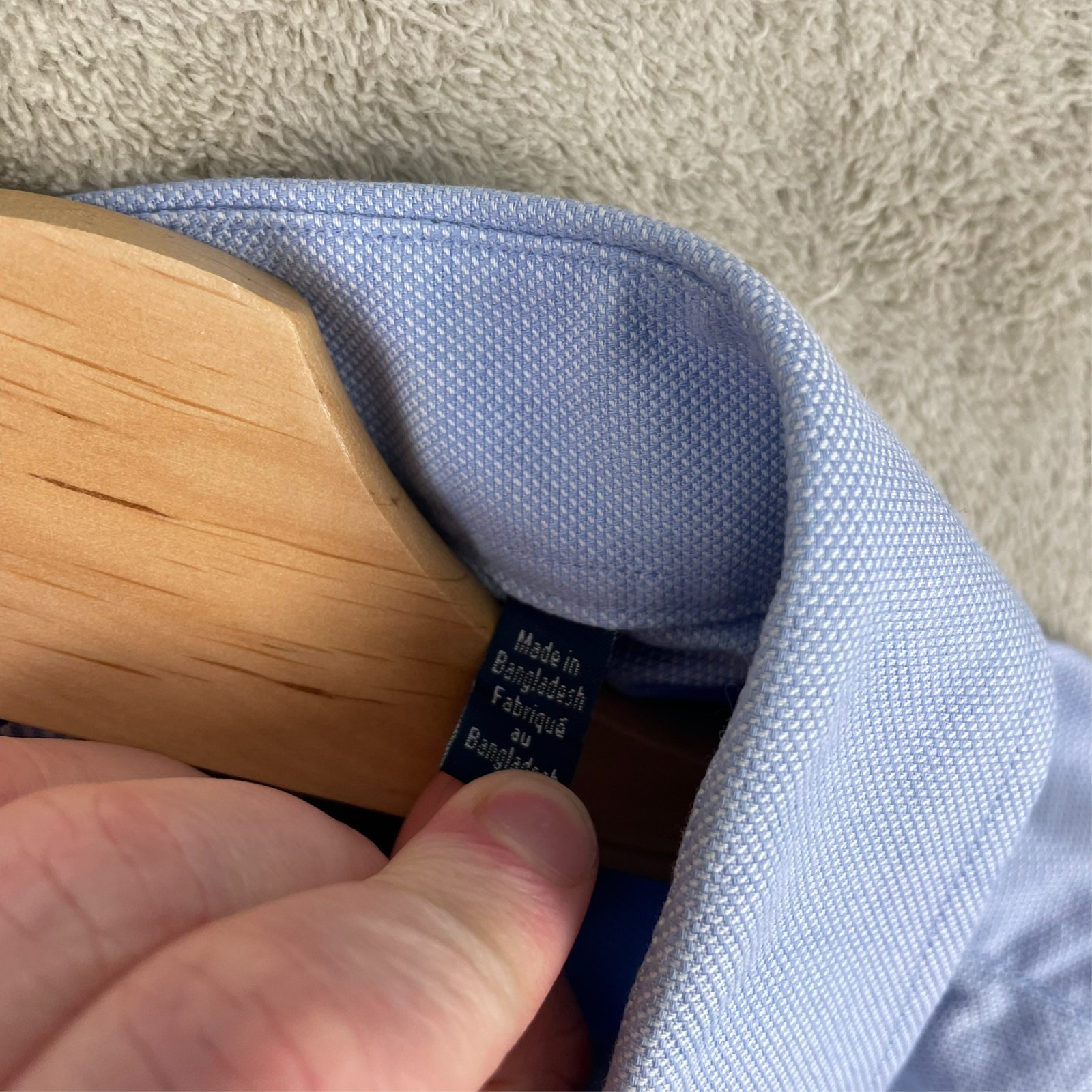 Men's Tommy Hilfiger Ithaca Cuff Link Long Sleeve Shirt Size XL Extra Large Blue thumbnail 4