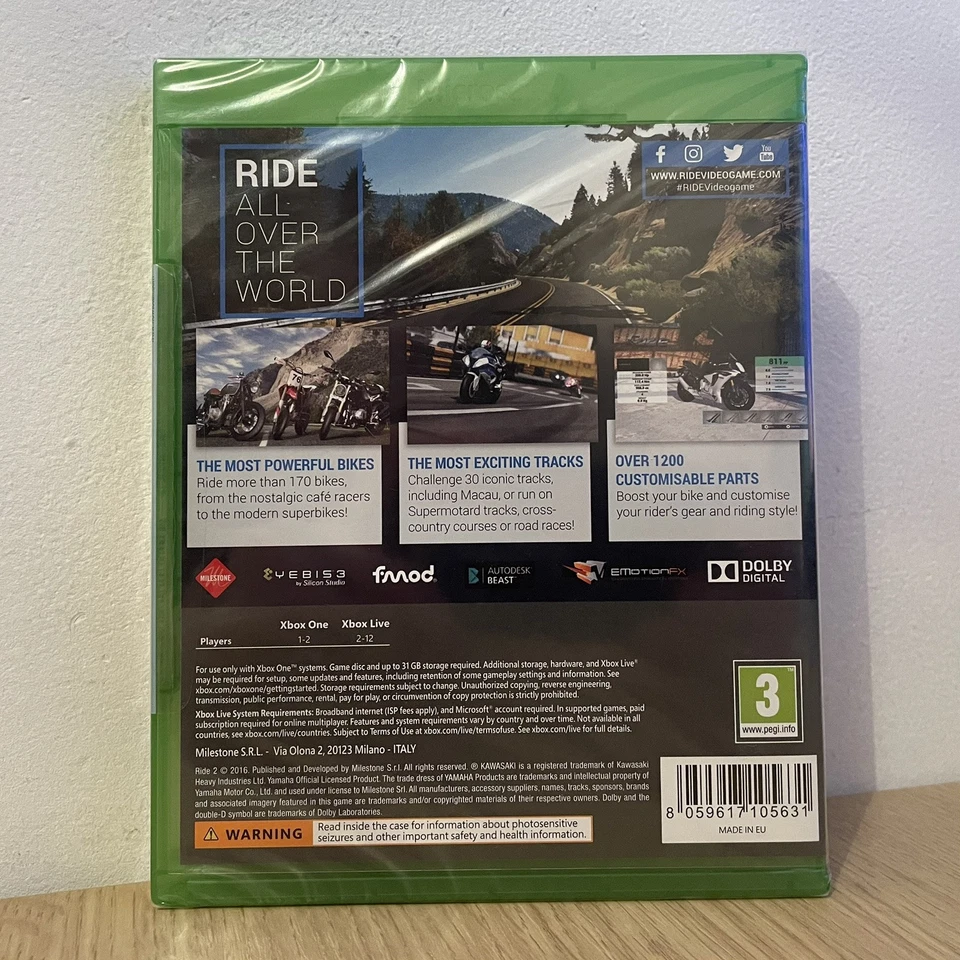 Ride 2 (Xbox One) [NEW & SEALED] 🚚📦 **CHEAP PRICE** Motorcycle Racing Game - Image 4 of 4