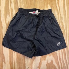 True Vintage 1980s Nike Shorts Black Made in USA Men s Medium Authentic
