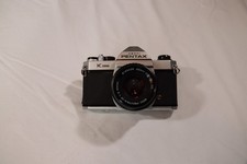 Pentax Asahi K1000 35mm film Camera Tested with 3 lenses  working Light Meter