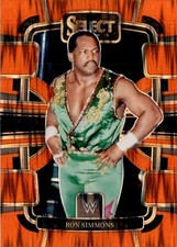 2024 Panini Select WWE #15 Ron Simmons Orange Flash Prizms Kansas City Royals