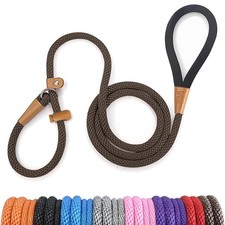 lynxking Dog Leash Slip Lead Rope Leash Strong Heavy Duty Braided Dog No Pull...