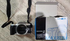 Minolta Maxxum 3 Date SLR Camera with AF 70-210 Zoom Lens in Original Box
