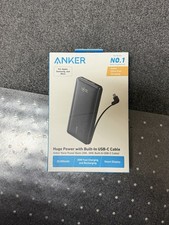 Anker Nano Portable Battery Power Bank 30W Fast Charge USB-C Cable 20000mAh