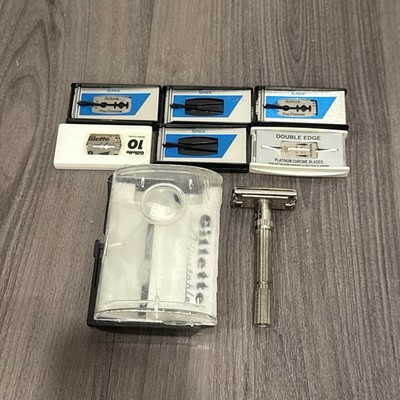 VTG GILLETE Adjustable Razor 1960s Safety Razor Metal