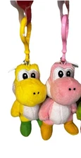 NEW EPIC Super Nintendo World Yoshi Plush 4”Backpack Clip: Choose Color