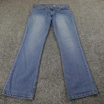 VTG Levis Jeans Womens 16 Dark Blue Denim Pants 515 Boot Western Faded Y2K USA