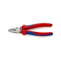 Knipex 97 72 180 Crimpzange FüR AderendhüLsen Mit Comfort-Griffen 180 Mm