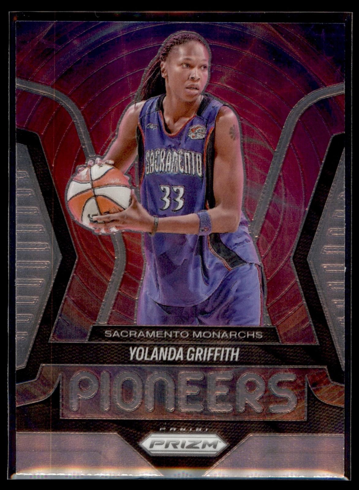 2025 Panini Prizm WNBA #10 Yolanda Griffith Pioneers Gold Vinyl Prizm #/1