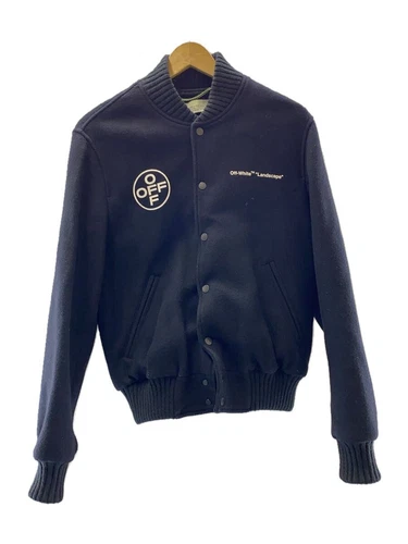 OFF WHITE Giacca giacca stadio OFFWHITE nera S usata