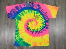 Vintage 90s Spiral Tie Dye CBOE Chicago Board Options Exchange T Shirt Size XL