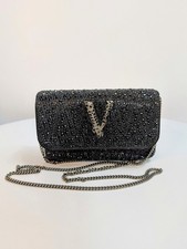 Versace Virtus Black Crystal Wallet on Chain WOC