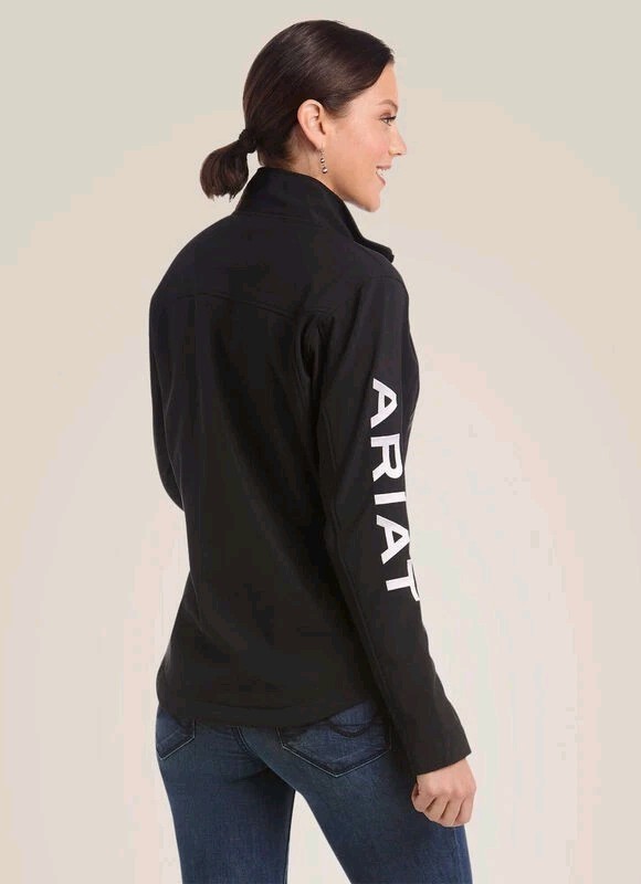 Ariat New Team Black Softshell Jacket Women's Siz… - image 15