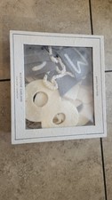 Pottery Barn Kids Milestone Garland Gray White Baby Keepsake