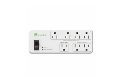 Greenlite 3ft 7 Outlet Indoor Power Strip White Electrical Extension
