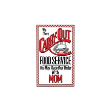 We Have Carry-Out Food Service Refrigerator Magnet New