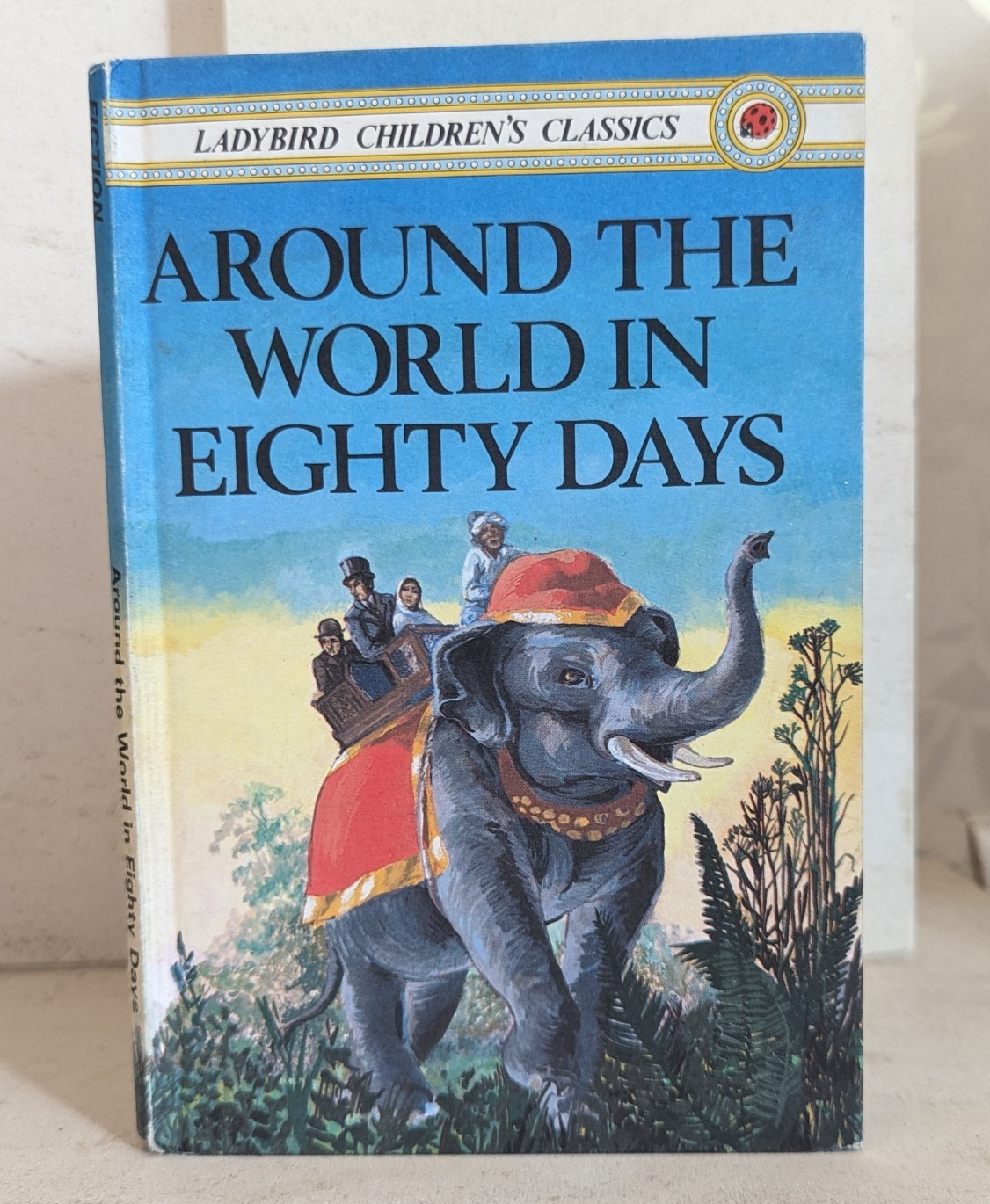 LADYBIRD BOOK Vtg 1982 Phileas Fogg World Eighty Days Elephant 1st Edition LB27